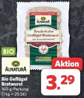 Combi ALNATURA Bio Geflügel Bratwurst 160 g Packung Angebot