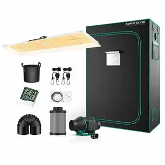 ManoMano Mars Hydro TSL 2000 Komplette Growkit 120x60x180cm Growbox Pflanzen Wachstumslicht Vollspektrum lampen Leuchtmittel Wachstums Angebot