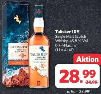 Combi Talisker 10Y Single Malt Scotch Whisky 0,7 L Flasche Angebot