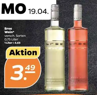 NETTO Bree Wein 0,75 L Angebot