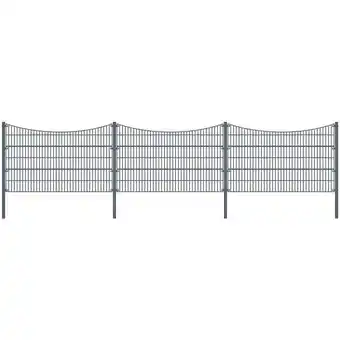 ManoMano I Anthrazit - Höhe 160 cm - Länge 10 m + 3x Eckpfosten Angebot