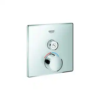 ManoMano SmartControl Unterputzmischer, ein Absperrventil, eckige Rosette, 1 Verbraucher, chrom - 29147000 - Grohe Angebot