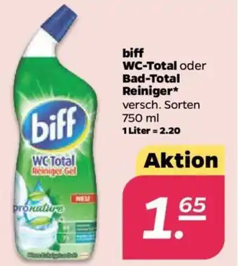 NETTO Biff WC Total oder Bad Total Reiniger 750ml Angebot