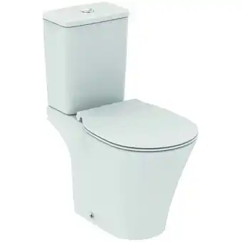 ManoMano Connect Air Standtiefspülklosett-Kombination AquaBlade, E0097, Farbe: Weiß mit Ideal Plus - E0097MA - Ideal Standard Angebot