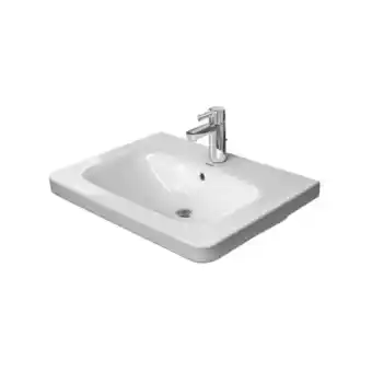 ManoMano Möbelwaschtisch DuraStyle 65cm mit Überlauf, mit Hahnlochbank, 1 Hahnloch, Farbe: Weiß - 2320650000 - Duravit Angebot