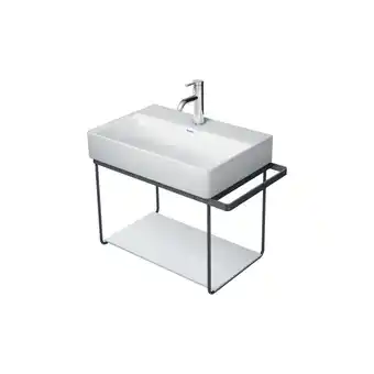 ManoMano DuraSquare Metallkonsole 66,5x38,1cm, für Waschtisch 235660, Handtuchhalter, wandhängend, Farbe: Chrom - 0031141000 - Duravit Angebot