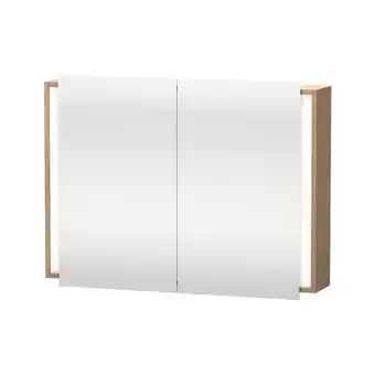 ManoMano Ketho Spiegelschrank 7532, 1 Doppelspiegeltür, 1000mm, Farbe (Front/Korpus): Europäische Eiche Dekor - KT753205252 - Duravit Angebot