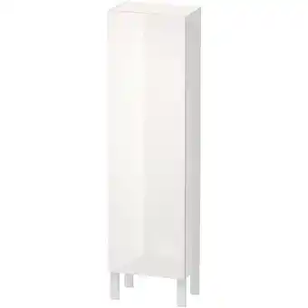 ManoMano Duravit L-Cube Halbhochschrank Breite 400mm, Tiefe 243mm, 1 Tür, Anschlag rechts, Farbe: Weiß Hochglanz Lack - LC1168R8585 Angebot