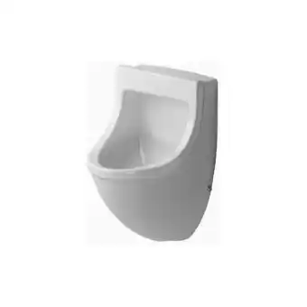 ManoMano Urinal Starck 3, Zulauf von hinten, mit Fliege, absaugend, ohne Deckel, mit Fliege, weiss, Farbe: Weiß - 0821350007 - Duravit Angebot