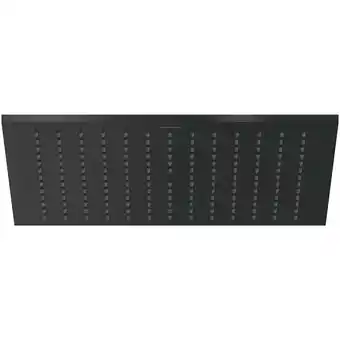 ManoMano Kopfbrause 300 x 300 mm, 1 Strahlart, quadratisch, verstellbarer Winkel, Decken- oder Wandmontage, Farbe: Schwarz Matt - UV06 Angebot