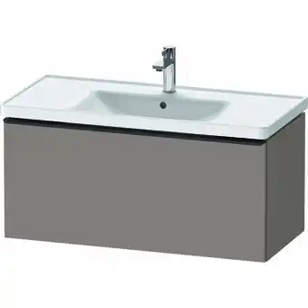 ManoMano D-Neo, Waschtischunterbau wandhängend, Breite 984 x Tiefe 452mm, 1x Auszug, mit Griff, DE42560, Farbe: Basalt Matt Dekor - DE Angebot