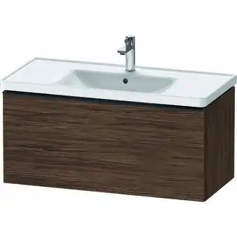 ManoMano D-Neo, Waschtischunterbau wandhängend, Breite 984 x Tiefe 452mm, 1x Auszug, mit Griff, DE42560, Farbe: Nussbaum Dunkel - DE42 Angebot