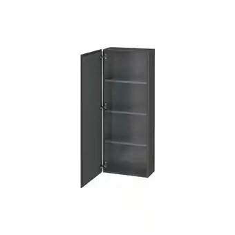 ManoMano L-Cube Halbhochschrank, Breite 500mm, Tiefe 243mm, 1 Tür, Anschlag links, Farbe: Graphit Matt Dekor - LC1169L4949 - Duravit Angebot