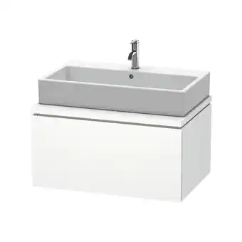 ManoMano L-Cube Waschtischunterbau für Konsole Breite 920mm, Tiefe 547mm, 1 Auszug, Farbe: Weiß Hochglanz Lack - LC581308585 - Duravit Angebot