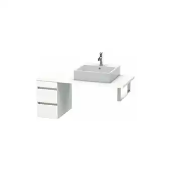 ManoMano DuraStyle Unterschrank für Konsole, 2 Schubkästen, 300mm, Farbe (Front/Korpus): Tessiner Kirschbaum - DS533507373 - Duravit Angebot