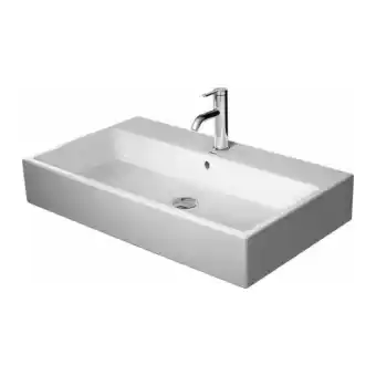 ManoMano Duravit Vero Air Waschtisch 80x47cm, mit Überlauf, mit Hahnlochbank, ohne Hahnloch, geschliffen, Farbe: Weiß mit Wondergliss  Angebot