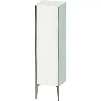 ManoMano XViu XV1325 Halbhochschrank stehend, 400x360 mm, Höhe 1330mm, 1 Tür Anschlag rechts, Farbe (Front/Korpus): champagner matt/we Angebot