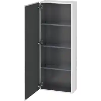 ManoMano Duravit L-Cube Halbhochschrank, Breite 500mm, Tiefe 243mm, 1 Tür, Anschlag links, Farbe: Weiß Hochglanz Lack - LC1169L8585 Angebot