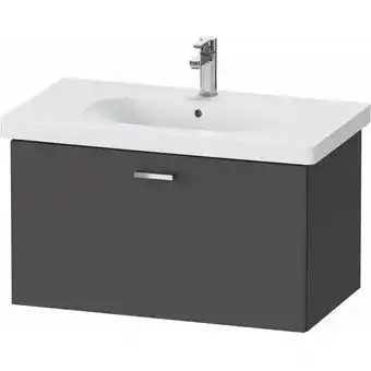 ManoMano Duravit XBase Waschtischunterbau wandhängend B:80 cm mit 1 Auszug, XB60710, Farbe: Graphit Matt Dekor - XB607104949 Angebot