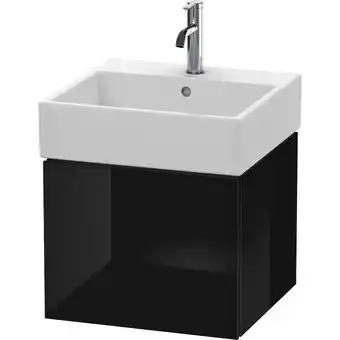 ManoMano L-Cube Waschtischunterbau wandhängend,1 Auszug, 48,4 x 45,9 cm, für Vero Air 235050, Farbe: Schwarz Hochglanz Lack - LC617404 Angebot