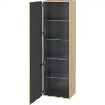 ManoMano L-Cube Hochschrank, Breite 500mm, Tiefe 363mm, 1 Tür, Anschlag links, Farbe: Mediterrane Eiche Echtholzfurnier - LC1181L7171  Angebot