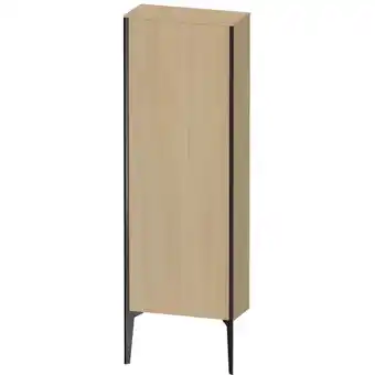 ManoMano XViu XV1316 Halbhochschrank stehend, 500x240 mm, Höhe 1330mm, 1 Tür Anschlag links, Farbe (Front/Korpus): schwarz matt/medite Angebot