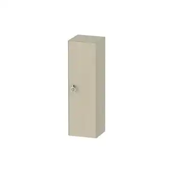 ManoMano White Tulip Halbhochschrank, Breite 400 x Tiefe 360mm, 1 Tür Anschlag rechts mit Griff, WT1333R, Farbe: Taupe Hochglanz - WT1 Angebot