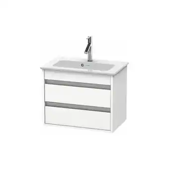 ManoMano Duravit - Ketho Waschtischunterschrank wandhängend Compact 6452, 2 Schubkästen, inkl. Siphonausschnitt und Schürze, 600mm, fü Angebot