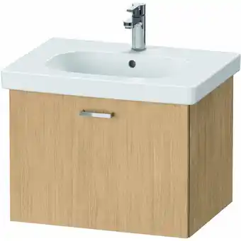 ManoMano XBase Waschtischunterbau wandhängend B:60 cm mit 1 Auszug, XB60700, Farbe: Eiche Natur - XB607003030 - Duravit Angebot