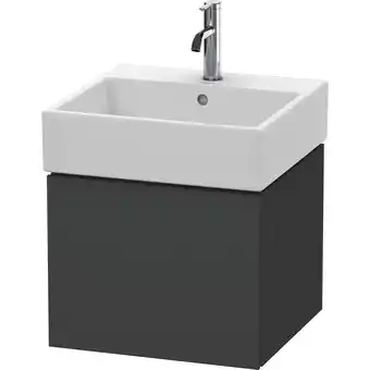 ManoMano L-Cube Waschtischunterbau wandhängend,1 Auszug, 48,4 x 45,9 cm, für Vero Air 235050, Farbe: Graphit Matt Dekor - LC617404949  Angebot