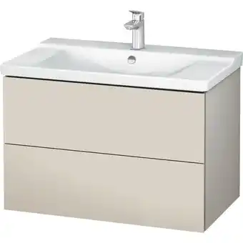 ManoMano L-Cube Waschtischunterbau wandhängend, Breite 820mm, Tiefe 481, 2 Schubkästen, passend für 'P3 Comfort' Artikel 233285, Farbe Angebot