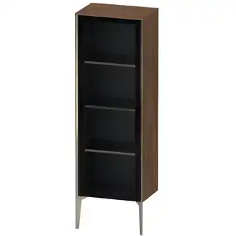 ManoMano XViu XV1368 Halbhochschrank mit Glastür stehend, Anschlag rechts, 500x360 mm, Höhe 1330 mm, Farbe (Front/Korpus): champagner  Angebot