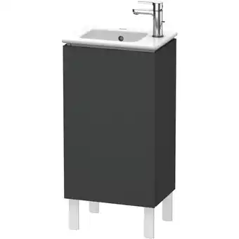 ManoMano Duravit L-Cube Waschtischunterbau stehend, 1 Tür, Anschlag rechts, 420mm, für Me by Starck 072343, Farbe: Graphit Matt Dekor  Angebot