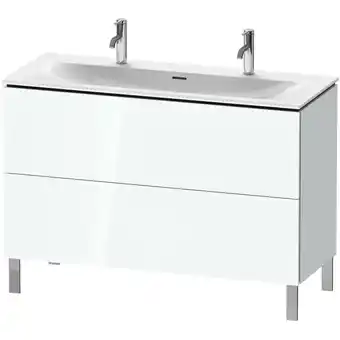 ManoMano L-Cube Waschtischunterbau stehend LC6599, 1220x481 mm, 2 Auszüge, für Viu 234412, Farbe: Weiß Hochglanz Lack - LC659908585 -  Angebot