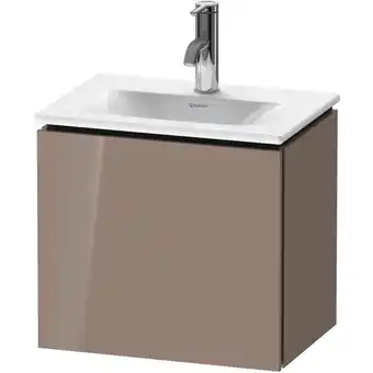 ManoMano L-Cube Waschtischunterbau wandhängend LC6133, 440x311 mm, 1 Tür, Anschlag rechts, für Viu 073345, Farbe: Cappuccino Hochglanz Angebot