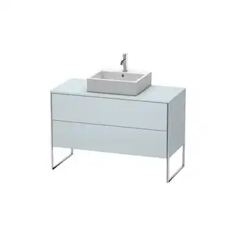 ManoMano Duravit XSquare Waschtischunterbau stehend 120,0 x 54,8 cm, 2 Auszüge, Farbe (Front/Korpus): Steingrau Seidenmatt Lack - XS49 Angebot