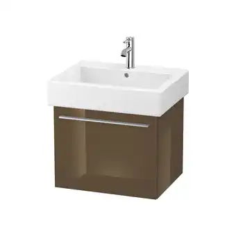 ManoMano Duravit X-Large Waschtischunterschrank wandhängend 6044, 1 Auszug, 550mm für Vero, Farbe (Front/Korpus): Olive Braun Hochglan Angebot