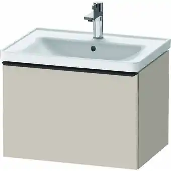 ManoMano D-Neo, Waschtischunterbau wandhängend, Breite 634 x Tiefe 452mm, 1x Auszug, mit Griff, DE42540, Farbe: Taupe Dekor - DE425409 Angebot