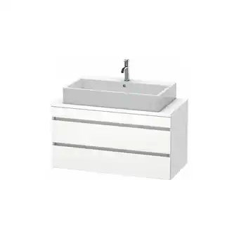 ManoMano DuraStyle Waschtischunterschrank für Konsole compact, 2 Schubkästen, 1000mm, Farbe (Front/Korpus): Tessiner Kirschbaum - DS53 Angebot