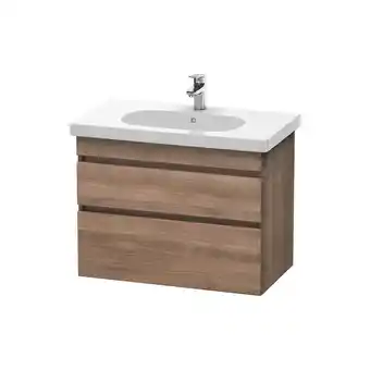 ManoMano DuraStyle Waschtischunterschrank wandhängend 6484, 2 Schubkästen, 800mm, für D-Code, Farbe (Front/Korpus): Tessiner Kirschbau Angebot