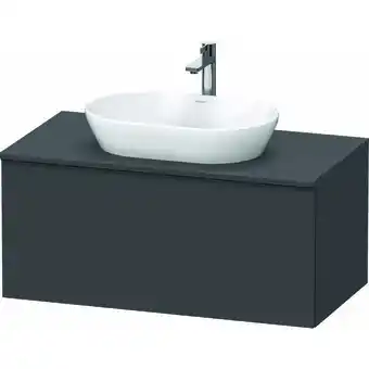 ManoMano D-Neo, Waschtischunterbau wandhängend, Breite 1000 x Tiefe 550mm, 1x Auszug, mit Griff, DE49480, Farbe: Graphit Matt Dekor -  Angebot