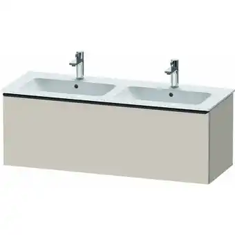 ManoMano D-Neo, Waschtischunterbau wandhängend, Breite 1280 x Tiefe 462mm, 1x Auszug, mit Griff, DE42650, Farbe: Taupe Dekor - DE42650 Angebot