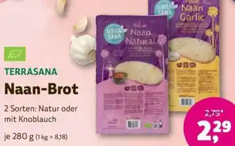 Denns BioMarkt TERRASANA Naan-Brot 280 g Angebot