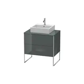 ManoMano XSquare Waschtischunterbau stehend 80,0 x 54,8 cm, 2 Auszüge, Farbe (Front/Korpus): Lichtblau Matt - XS492000909 - Duravit Angebot