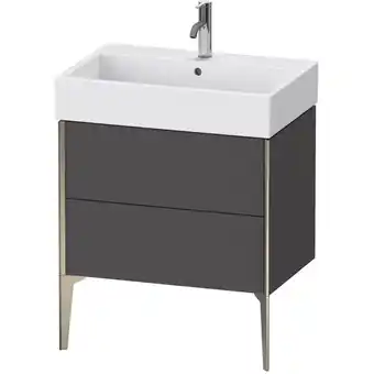 ManoMano XViu 4535 Waschtischunterbau stehend, 2 Auszüge, für Waschtisch Vero Air 235070, 684x454 mm, Farbe (Front/Korpus): champagner Angebot