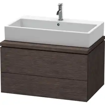 ManoMano Duravit L-Cube Waschtischunterbau für Konsole, Breite 820mm, Tiefe 547mm, 2 Schubkästen, Farbe: Eiche Dunkel gebürstet Echtho Angebot