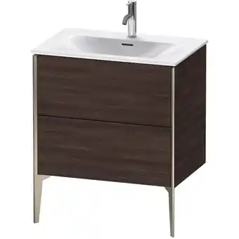 ManoMano Duravit XViu 4301 Waschtischunterbau stehend, 2 Auszüge, für Waschtisch Viu 234473, 710x480 mm, Farbe (Front/Korpus): champag Angebot