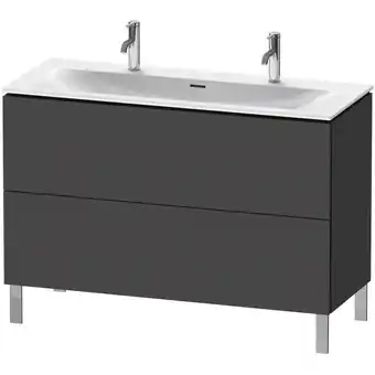 ManoMano L-Cube Waschtischunterbau stehend LC6599, 1220x481 mm, 2 Auszüge, für Viu 234412, Farbe: Graphit Matt Dekor - LC659904949 - D Angebot