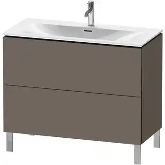 ManoMano L-Cube Waschtischunterbau stehend LC6598, 1020x481 mm, 2 Auszüge, für Viu 234410, Farbe: Flannel Grey Seidenmatt Lack - LC659 Angebot