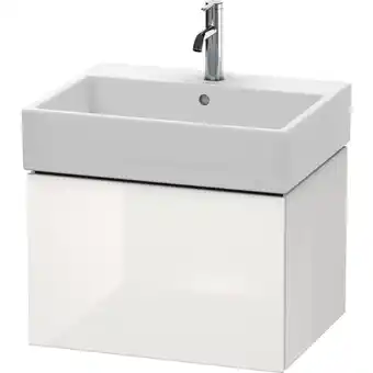 ManoMano L-Cube Waschtischunterbau wandhängend,1 Auszug, 58,4 x 45,9 cm, für Vero Air 235060, Farbe: Weiß Hochglanz Lack - LC617508585 Angebot